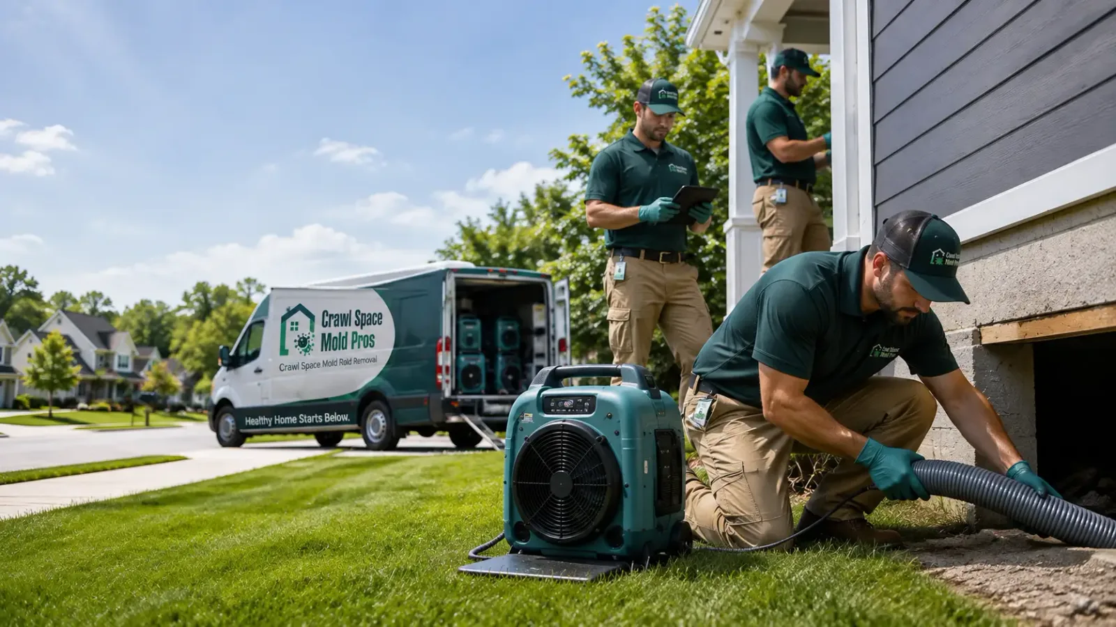 Crawl Space Mold Removal in Clayton, NC